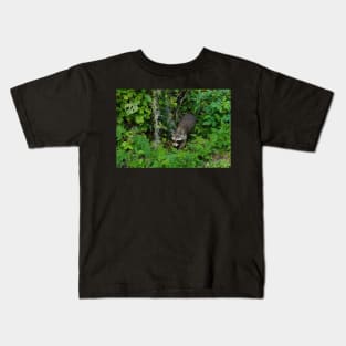 Racoon in Forest Kids T-Shirt